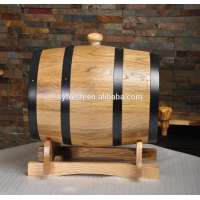 Sold whiskey barrels and ex-factory price oak barrels and can customize the size