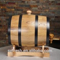 Natural color oak wooden mini wine barrels